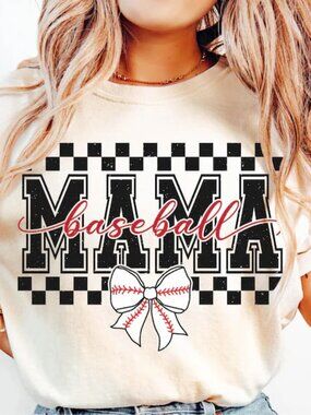 Baseball Mama Shirt, Gift For Mothers Day Tee, Game Day Mom Shirt